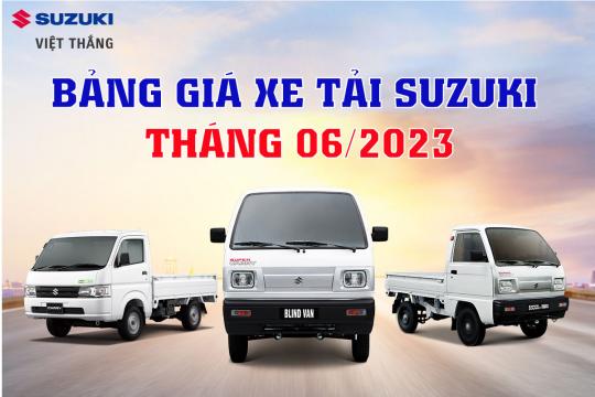 Bảng giá xe tải Suzuki tháng 06/2023