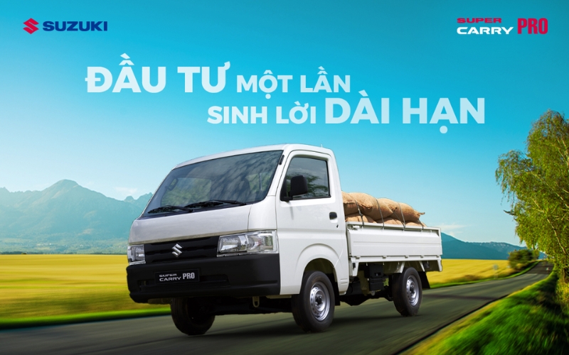 giá bán suzuki pro thùng lửng