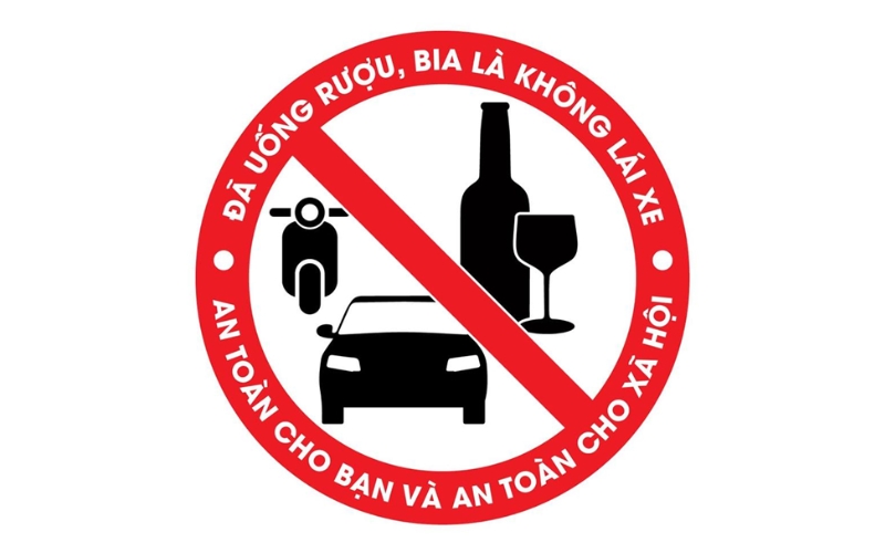 không uống rượu bia khi lái xe
