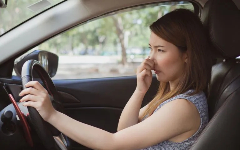 mùi hôi ô tô do nguyên nhân chủ động