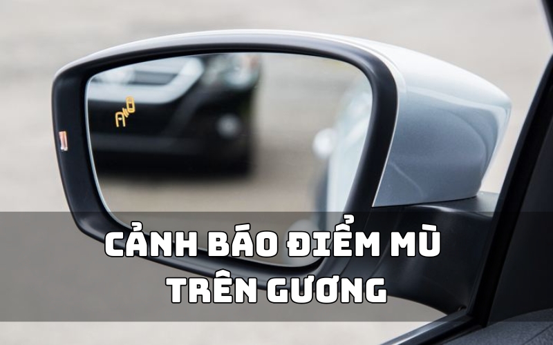 cảnh báo điểm mù trên gương