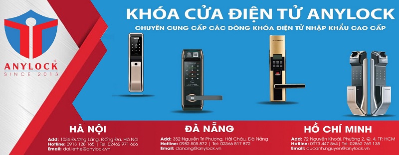 Siêu thị khóa cửa vân tay Anylock