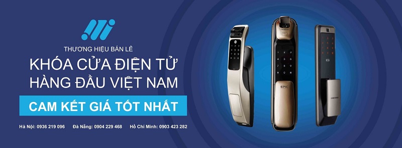 Showroom khóa cửa điện tử Vinlock