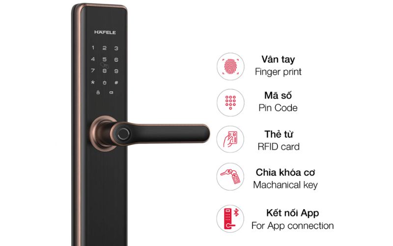 Khóa cửa vân tay Hafele DL7600 