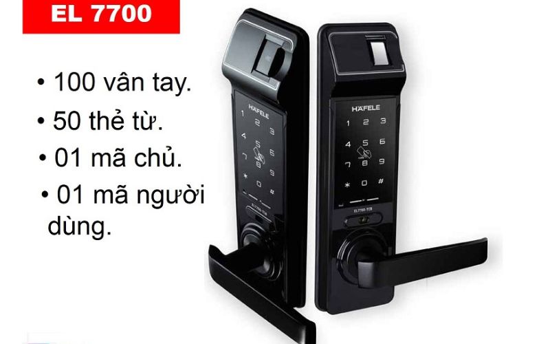 Khóa cửa vân tay Hafele EL7700-TCS