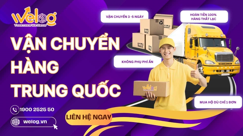 Công ty vận chuyển hàng Trung Quốc WeLog Logistics