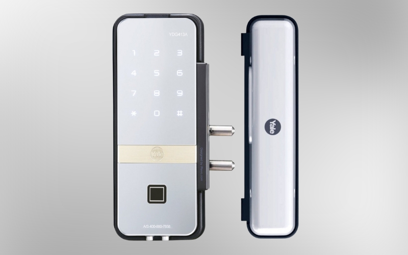 Khóa vân tay cửa kính 2 cánh YALE YDG 413A