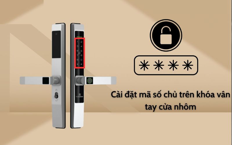 Cách cài đặt mã số chủ nhà