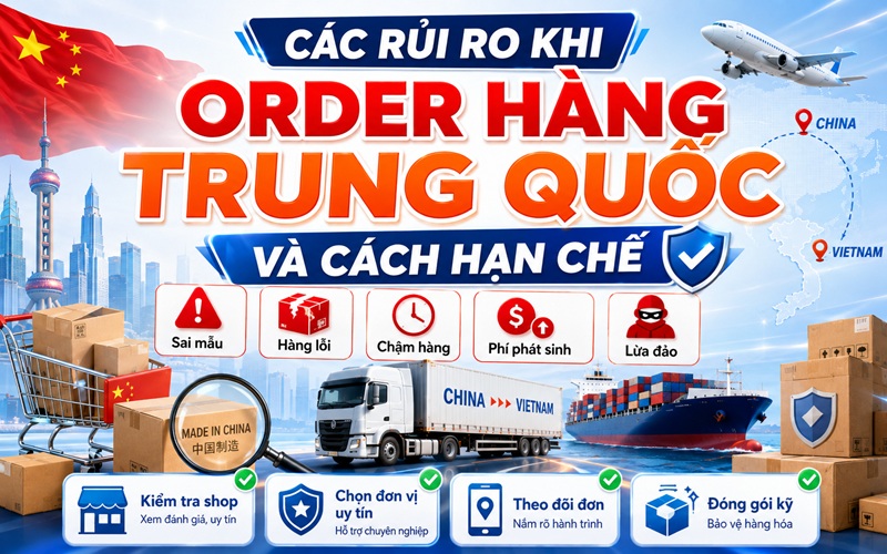 rủi ro khi order hàng trung quốc